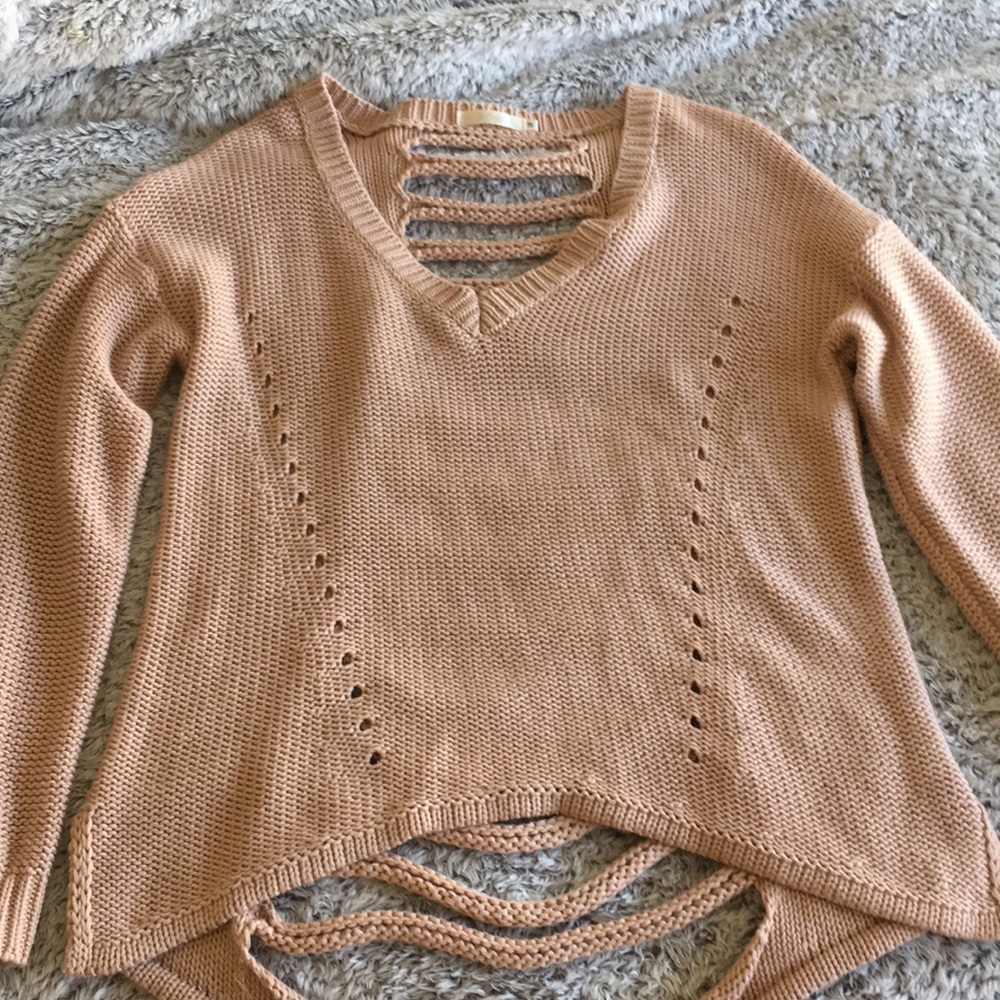 LF slashed sweater